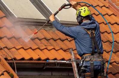 Démoussage et hydrofuge de toiture à Beine